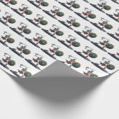 Skelett Geschenkpapier (Ecke)