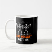 Skelett Gewichtheber Bodybuilder Workout Fitness Kaffeetasse (Links)