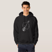 Skelett Gitarre Lover Rock Musik Fan Hoodie (Vorne ganz)