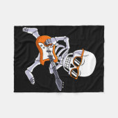 Skelett Gitarrenrock und Roll Boys Kinder Fleecedecke (Vorderseite (Horizontal))