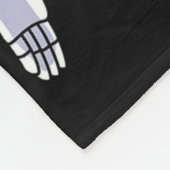 Skelett Gitarrenrock und Roll Boys Kinder Fleecedecke (Ecke)