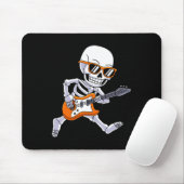 Skelett Gitarrenrock und Roll Boys Kinder Mousepad (Mit Mouse)