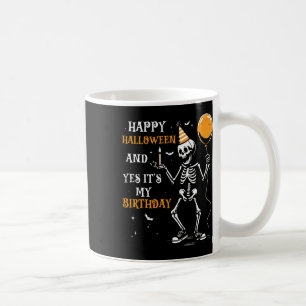 Skelett glückliches Halloween und ja, es ist mein Kaffeetasse