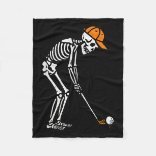 Skelett-Golf-Halloween-Golfer-Kostüm Dad Herren Bo Fleecedecke
