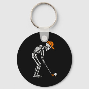 Skelett Golf Halloween Golfer Kostüm Papa Herren Schlüsselanhänger