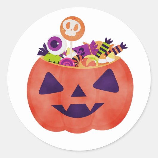 Skelett Goth Style Schwarzer Schädel Runder Aufkleber (Vorderseite)