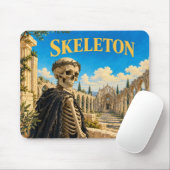 Skelett, Gothic Fantasy Monster Mousepad (Mit Mouse)
