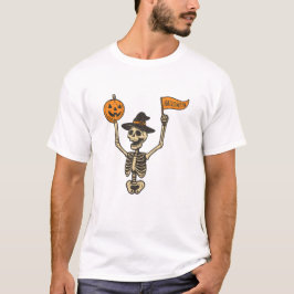Skelett-Gruselparty T-Shirt