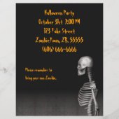Skelett - Halloween-Flyer Flyer (Vorne)