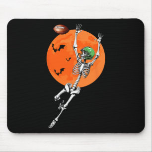 Skelett Halloween Footballspieler Mousepad