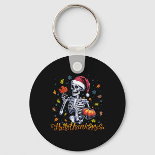 Skelett Halloween Frohe Weihnachten Frohes Halloth Schlüsselanhänger