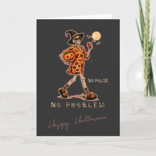 Skelett Halloween - Kein Puls, Kein Problem Karten