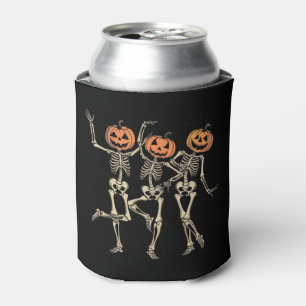 Skelett Halloween-Kürbis Herbst Grusel-Saison Dosenkühler