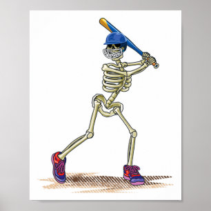 Skelett Halloween Men Boys verkaufen Halloween 1 Poster