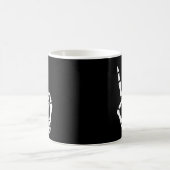 Skelett Hand-Peace-Schild Knochen für oder Kaffeetasse (Mittel)