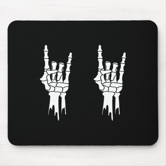 Skelett - Händchen - Männer und Amp; Frauen - Hall Mousepad (Vorne)