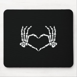 Skelett-Hände-Herz-Halloween-Kostüm Männer Frauen Mousepad