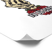 Skelett Herz bis Tod tun uns Teil Poster (Ecke)