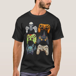 Skelett Hexe Zombie Mumie T-Shirt