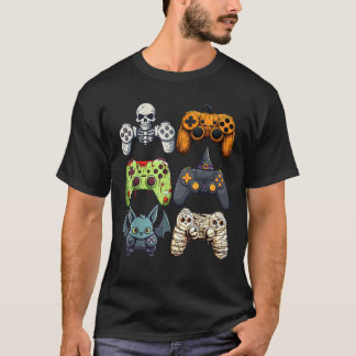 Skelett Hexe Zombie Mumie T-Shirt