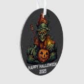 Skelett-Hexen-Schmuck Ornament (Vorderseite)