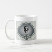 Skelett im Spiegel Kaffeetasse (Links)
