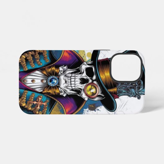 Skelett im Viktorianischen Stil iPhone Hülle (Rückseite (Horizontal))