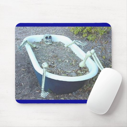 Skelett in der Badewanne Mousepad (Mit Mouse)