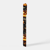 Skelett in Tuxedo, Pumpkins, Tränke iPhone 15 Hülle (Rechte Seite)