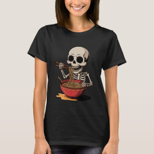 Skelett isst Ramen-Nudeln Lustiges Halloween Toddl T-Shirt