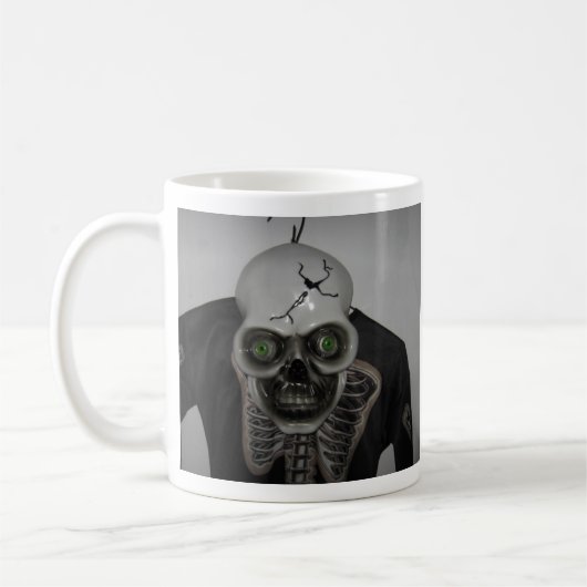 Skelett Kaffeetasse (Links)