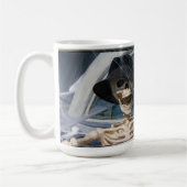 Skelett Kaffeetasse (Links)