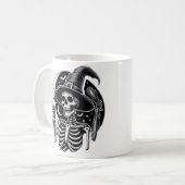 Skelett Kaffeetasse (Vorderseite Links)