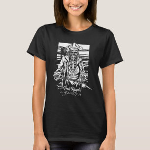 Skelett Karibikinsel Jamaika Port Royal Kapitän T-Shirt