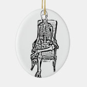 Skelett Keramikornament (Rechts)