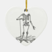 Skelett Keramikornament (Vorne)