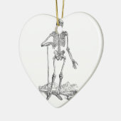 Skelett Keramikornament (Links)