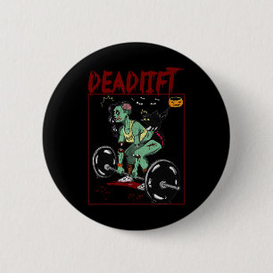 Skelett Kraftsportler Bodybuilder Workout Fitness Button