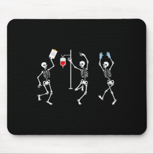 Skelett Krankenschwester Halloween-Skelett-Kostüm Mousepad