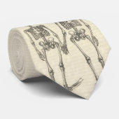 Skelett-Krawatte Krawatte (Gerollt)