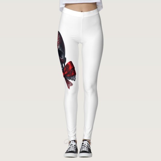Skelett Leggings (Vorderseite)