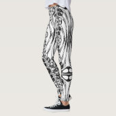 Skelett Leggings (Links)