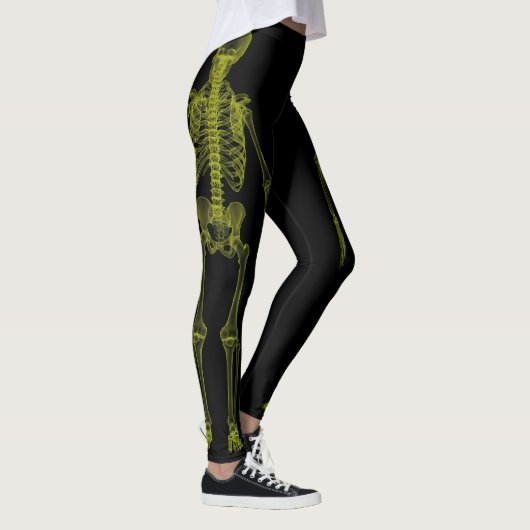 Skelett-Leggings Leggings (Rechts)