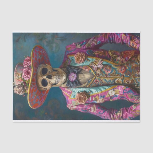 Skelett Life2 Seidenpapier (Vorderseite)