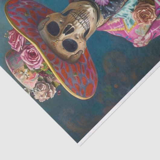 Skelett Life2 Seidenpapier (Ausschnitt)