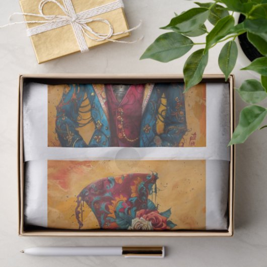 Skelett Lyfe9 Seidenpapier (Geschenk)