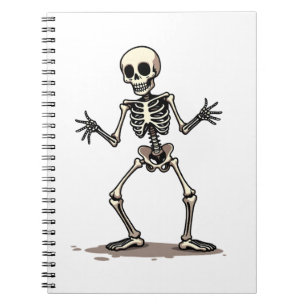 Skelett macht den Dab � Lustiger Halloween-Tanz-Sh Notizblock