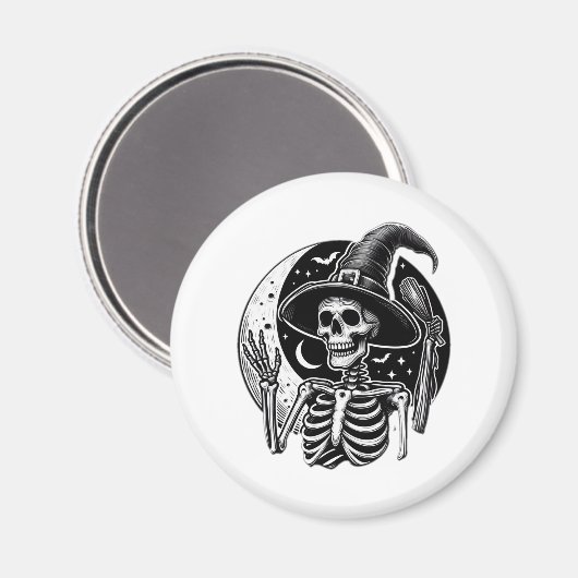 Skelett Magnet (Vorderseite/Rückseite)