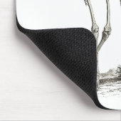 Skelett-Mauspad Mousepad (Ecke)