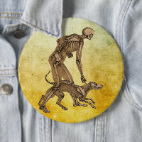 Skelett Mensch und Hund Anatomie an menschlichen T